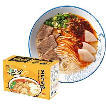 统一 那街那巷 兰州牛肉面 206克*3份/盒 *3件