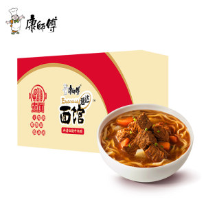康师傅Express速达面馆 香辣红烧牛肉面 204g*4盒
