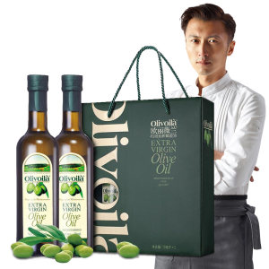 谢霆锋代言 欧丽薇兰 特级初榨橄榄油 750ml*2瓶