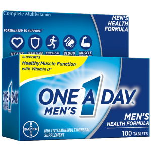 拜耳旗下 One A Day 男士21种复合维生素 100粒*2件 拍2件118元划算价