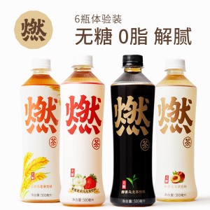 元気森林 0糖0脂0卡路里 乌龙茶燃茶饮料 500ml*6瓶