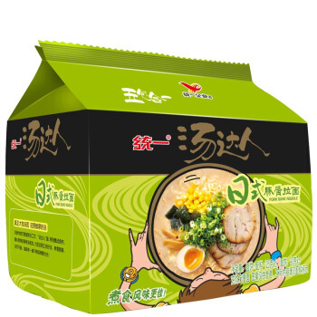 99大促：统一 汤达人 日式豚骨拉面 125g*5袋 *5件