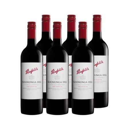 聚划算百亿补贴：Penfolds 奔富 寇兰山西拉赤霞珠 750ml*6