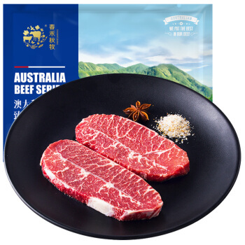 春禾秋牧 澳洲M3 板腱原切牛排 200g *5件