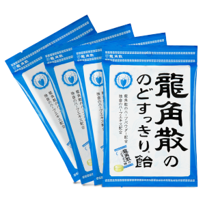 日本进口 龙角散 草本润喉糖 70g*4袋