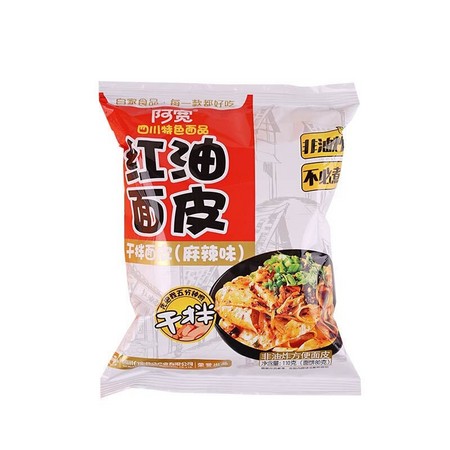 阿宽 红油面皮 麻辣味 105g*10袋装
