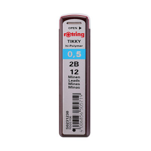 rOtring 红环 自动铅笔/活动铅芯 2B/0.5mm 12根