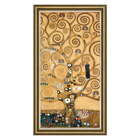 橙舍 玄关油画装饰画欧式发财树 生命之树