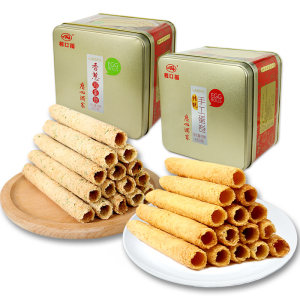 广州酒家 手工蛋卷 450g 礼盒装 33元包邮