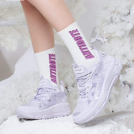 XTEP 特步 游野系列 879218320553 女款老爹鞋