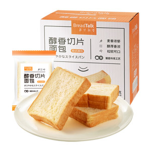 知名线下连锁品牌 面包新语 醇香吐司切片 540g*2件 拍两件28.9元包邮