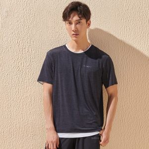 探路者 21春夏新款 男弹力速干透气T恤