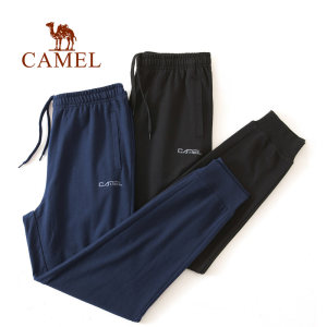 骆驼 男款 针织休闲运动裤 束脚裤