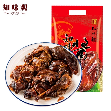 知味观 浙江特产酱板鸭 整只装 520g