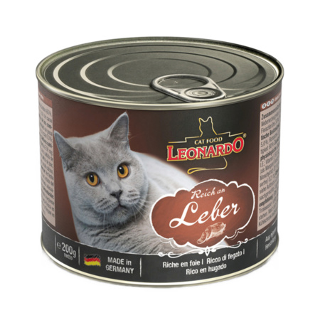 PLUS会员：Leonardo 小李子 肝脏配方 猫主食罐 200g