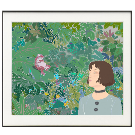墨斗鱼 卜番限量版画《只有王子知道答案》轻奢挂画 35.5*30cm 纸本微喷 限量50版