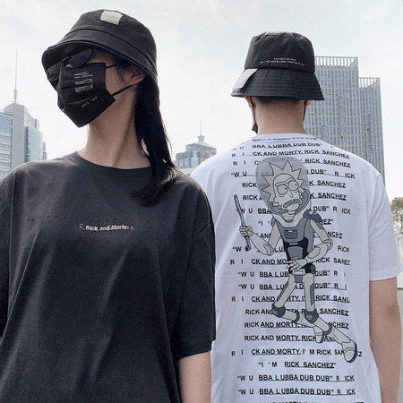 PEACEBIRD 太平鸟 Rick&Morty联名 B2DAB2190 男士t恤