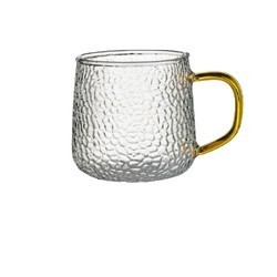 古道品茗 GD27 锤纹玻璃杯 350ml