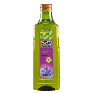 贝蒂斯 亚麻籽橄榄油 食用植物调和油 468ml 含12%特级初榨橄榄油 10.9元包邮