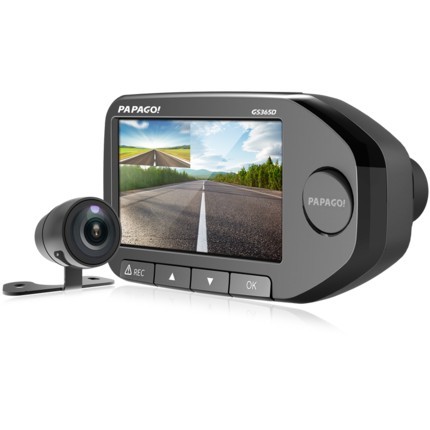 PLUS会员：PAPAGO 趴趴狗 GoSafe 365D 行车记录仪 双镜头
