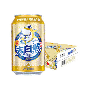 青岛啤酒 9度大白鲨啤酒 330*24听