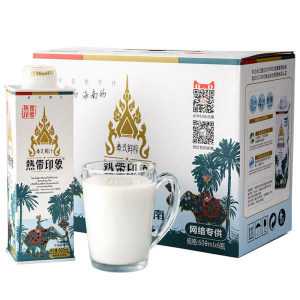 热带印象 泰式椰汁 椰奶 600ml*6瓶