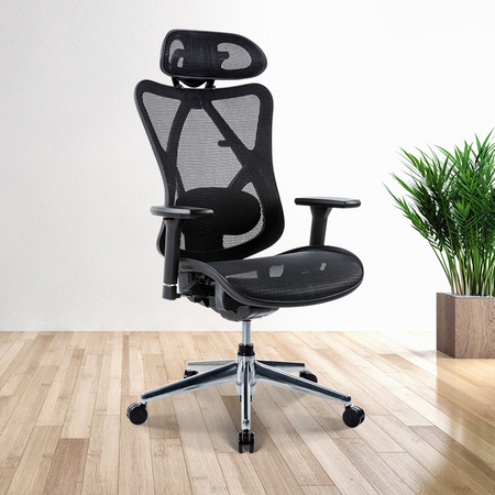 UE 永艺 1084E Plus 全网布人体工学电脑椅 无搁脚