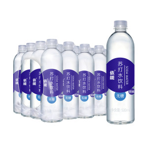 依能 0糖0脂0卡路里 加锌弱碱性苏打水 500ml*24瓶