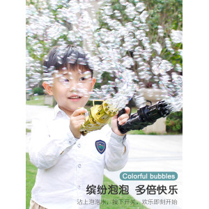 万高 电动加特林泡泡枪 送泡泡水