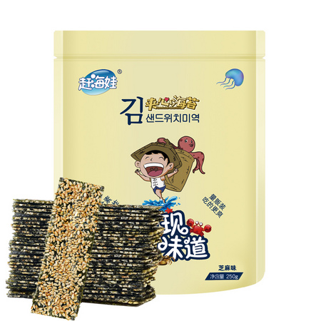 88VIP：赶海娃 夹心海苔脆 250g