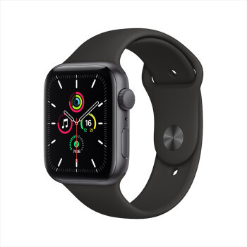 22点开始：Apple 苹果 Watch SE 智能手表 GPS款 44mm 黑色