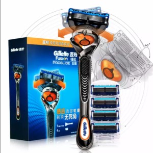 Gillette 吉列 锋隐致顺 剃须刀套装（1刀架+5刀头+赠正装剃须泡210g）