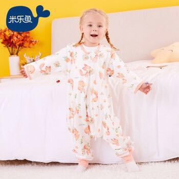 misslele 米乐鱼 婴儿夹棉分腿睡袋 +凑单品