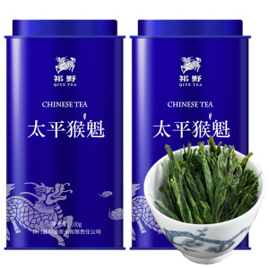 祁野 2021新茶 太平猴魁特级绿茶 100g