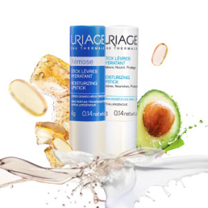 uriage 依泉 URIAGE 依泉 日夜修护润唇膏 2支装+赠保湿乳15ml