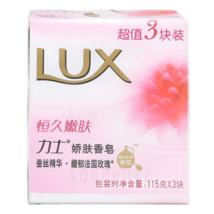 PLUS会员： LUX 力士 恒久嫩肤娇肤香皂 115g*3