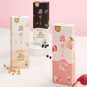 和路雪 轻优 低卡高蛋白豆乳雪糕 每支蛋白质5.5g 12支