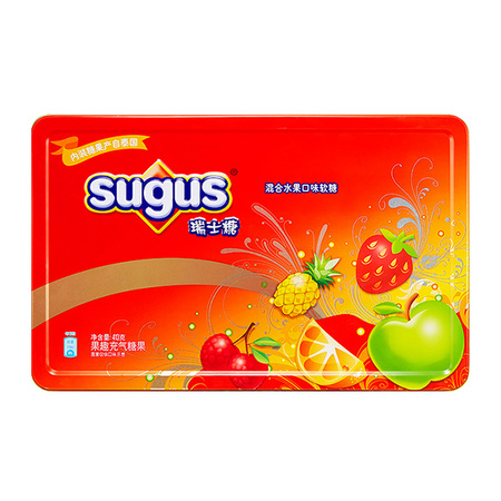 限地区：sugus 瑞士糖 礼盒 413g