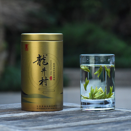 贡牌 绿茶 明前特级 龙井茶 铁罐 80g