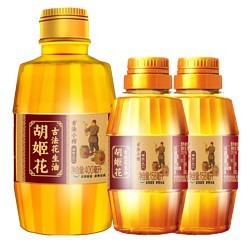 胡姬花 古法小榨花生油组合 小榨花生油400ml+158ml*2瓶