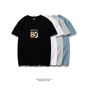 ozm 吸汗透气纯棉短袖T恤