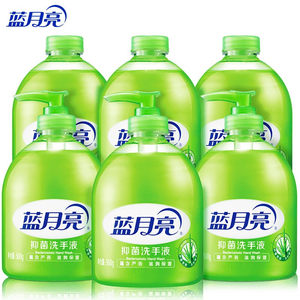 Bluemoon 蓝月亮 芦荟抑菌洗手液套装（洗手液瓶500g*3+瓶装补充装500g*3）