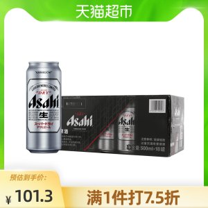 日本 朝日 ASAHI 超爽系列生啤 500ml*18罐