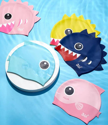 361度 SLY206109 儿童硅胶游泳帽