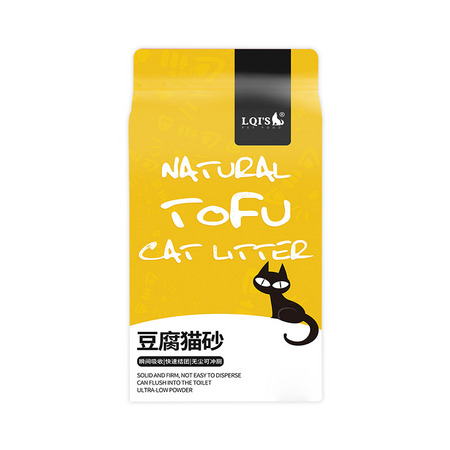 狼骑士 豆腐猫砂 除臭无尘豆腐砂6L*2