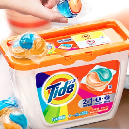 Tide 汰渍 护色防串色洗衣凝珠 21颗