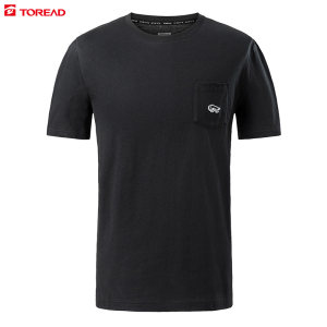 探路者 21春季新款 男100%纯棉透气T恤