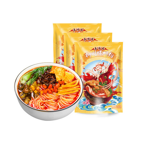 美味螺 柳州正宗螺丝粉 300g*3包