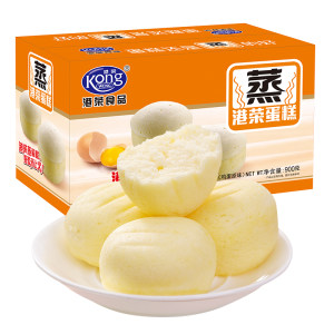 天猫超市 港荣 热销奶香蒸蛋糕 900g