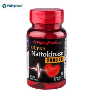 美国进口 疏通血管降三高 朴诺 纳豆激酶胶囊 60粒*2瓶